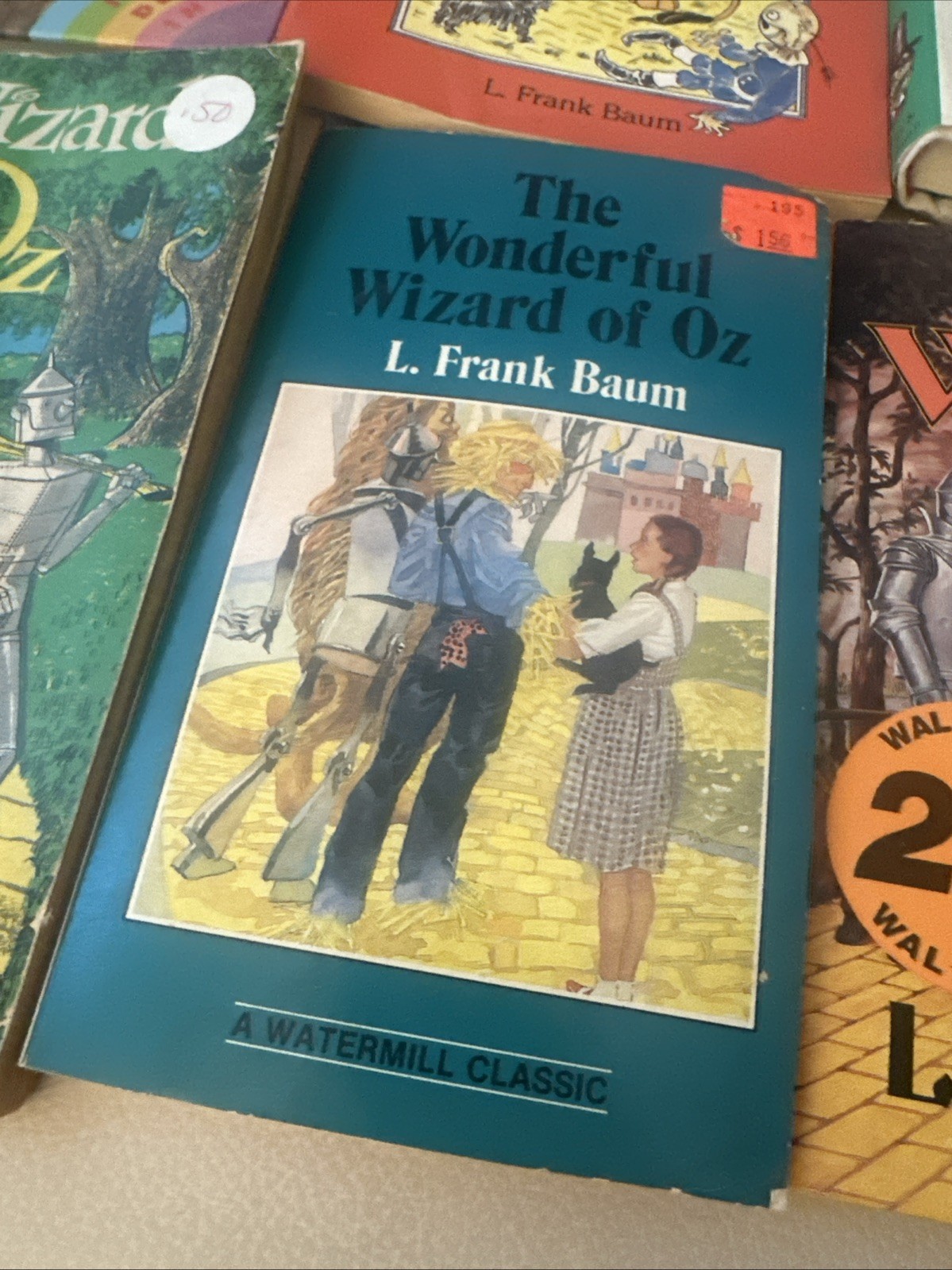 Lot of 8 vtg Wizard of Oz books cookbook Ozma