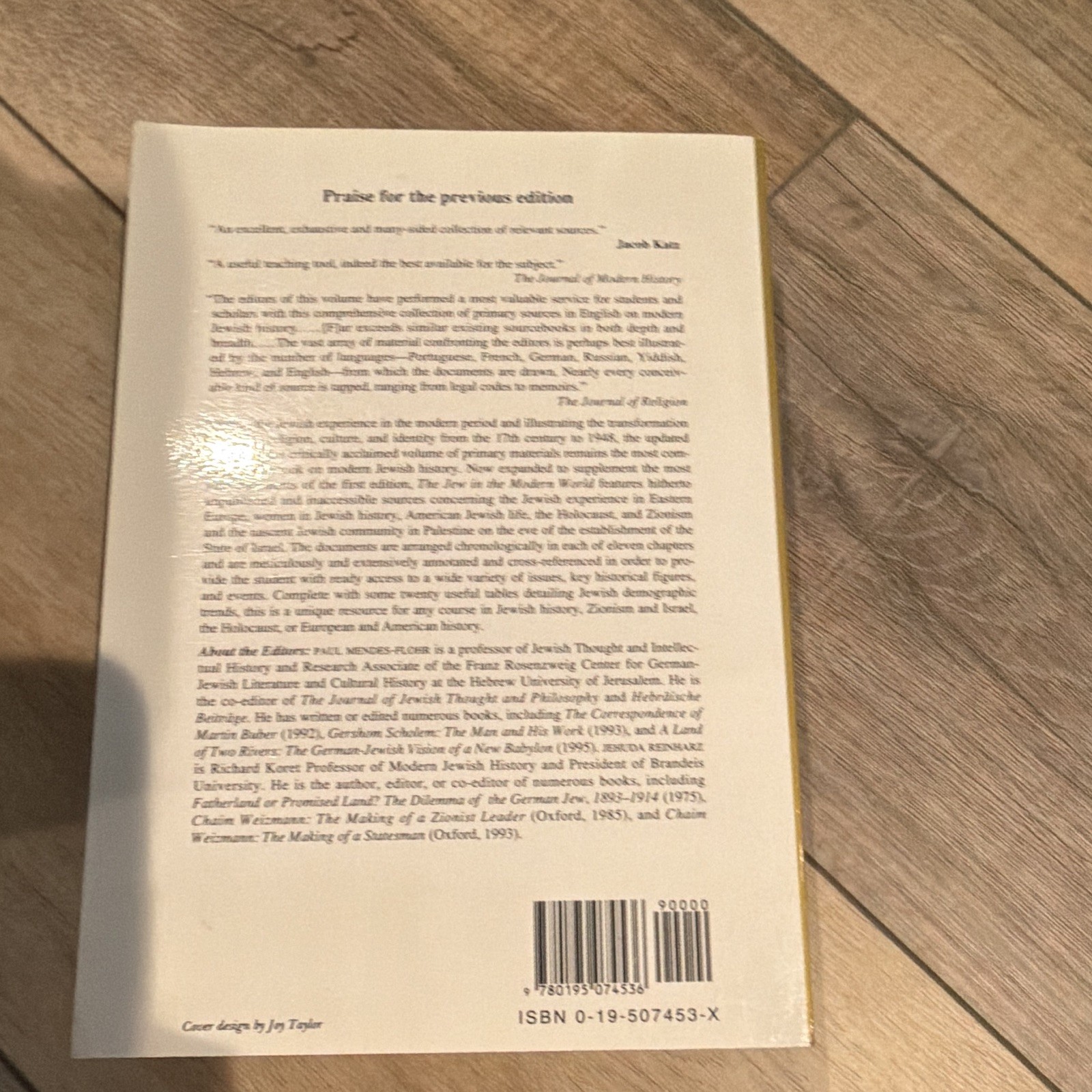 Paul Mendes-Flohr & Jehuda Reinharz The Jew in the Modern World PB 2nd Ed