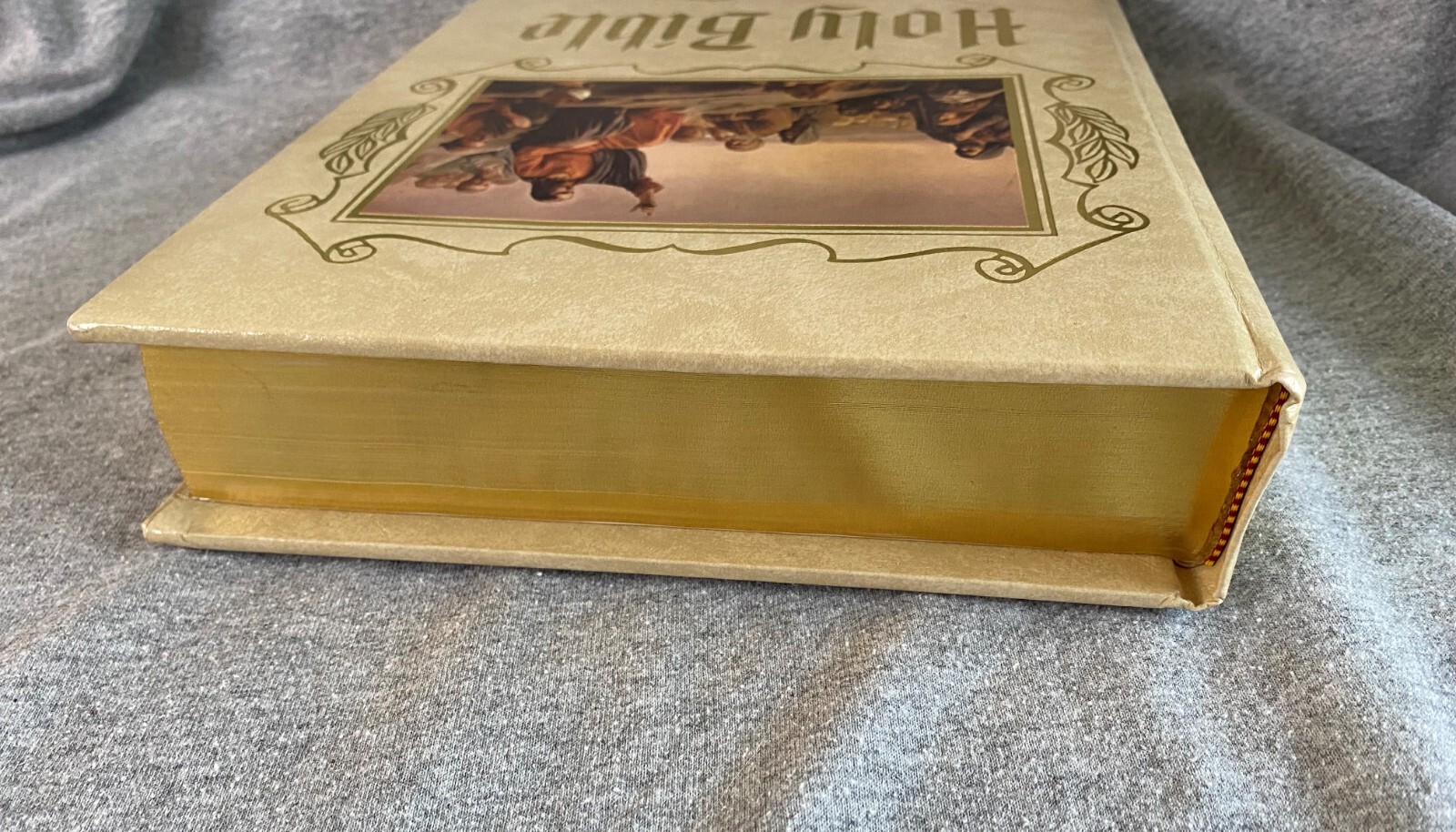 Heirloom Family Holy Bible KJV Red Letter Morrison Funeral Home Tuscumbia 5+ lbs