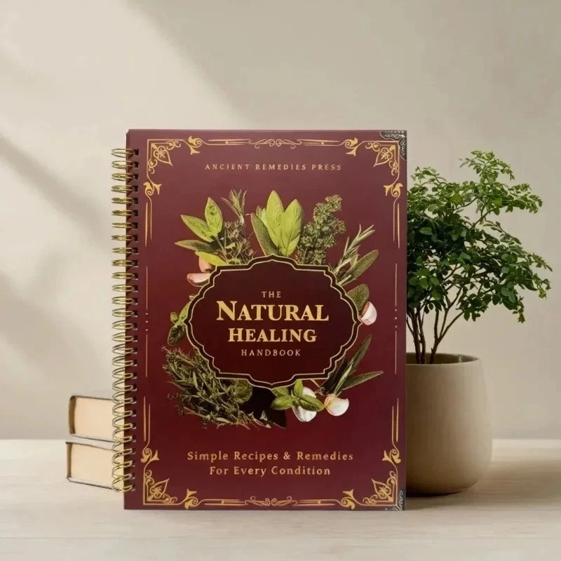 The Natural Healing Handbook Spiral Bound Guide For Herbal Remedies And Natural.
