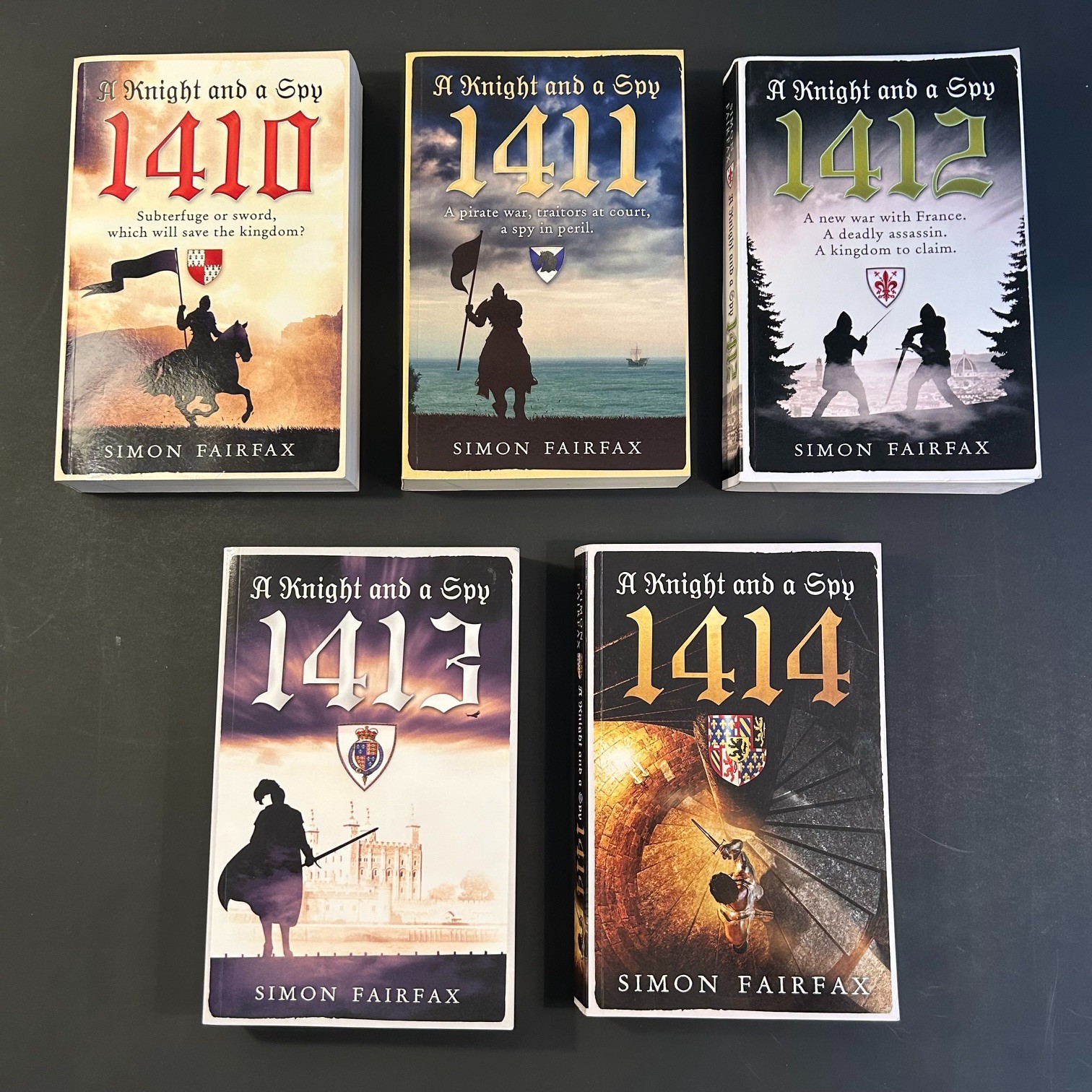 Simon Fairfax A Knight & A Spy Series Books: 1-5 1410-1414 PB Historical Fiction