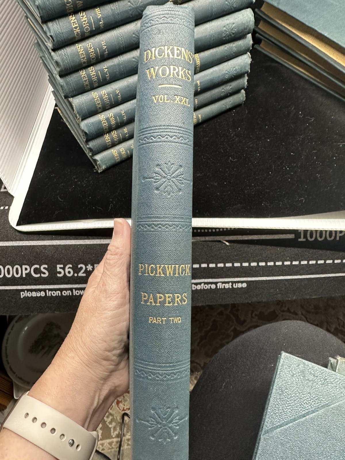 THE WORKS OF CHARLES DICKENS 1911 Collier 25 Volumes Set Vintage Lot