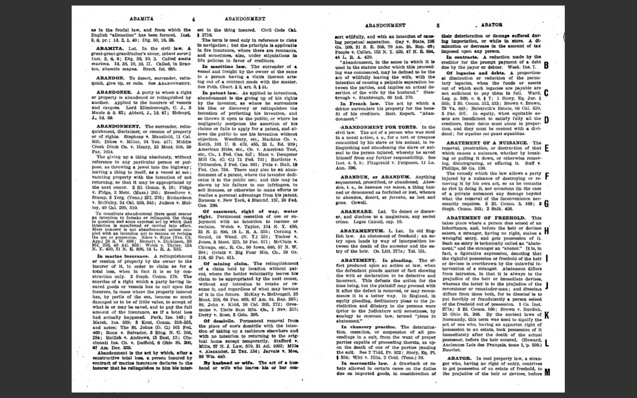 BLACK’S LAW DICTIONARY, 1st Edition 1891 and 2nd Edition 1910 Law Book on CD-ROM