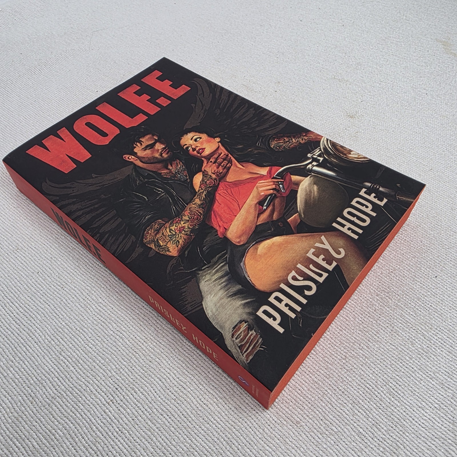 Wolf.E By Paisley Hope Dark Romance Book New ! Unread ! Sprayed Edge