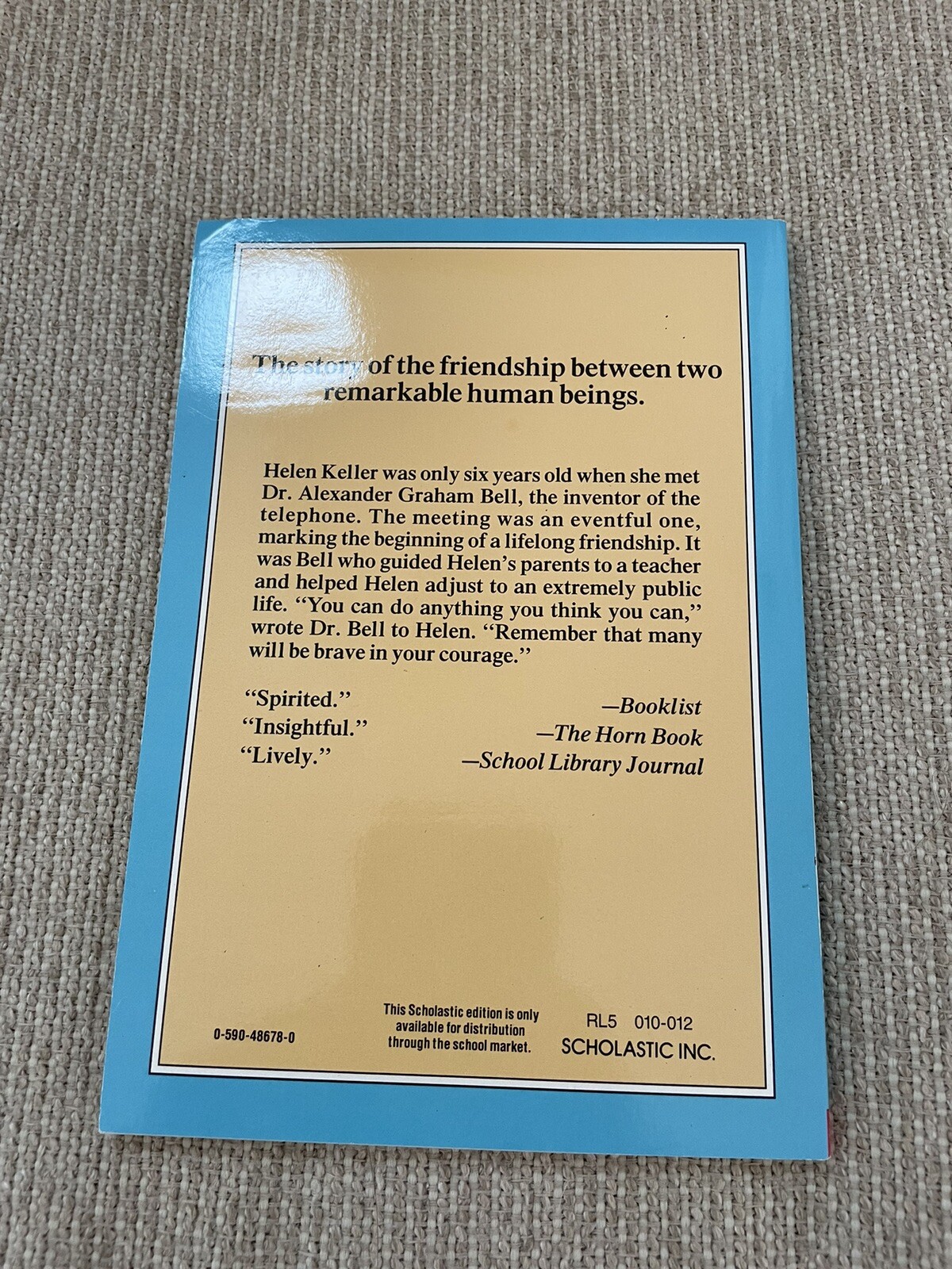 Helen Keller Annie Sullivan The World At Her Fingertips Dr. Bell books unit