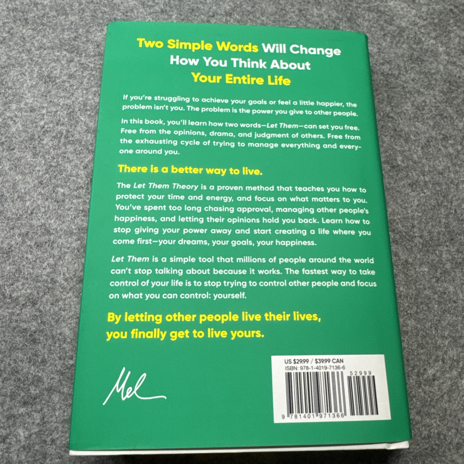 The Let Them Theory – A Life-Changing Tool By Mel Robbins( 1st Edition, 2024)