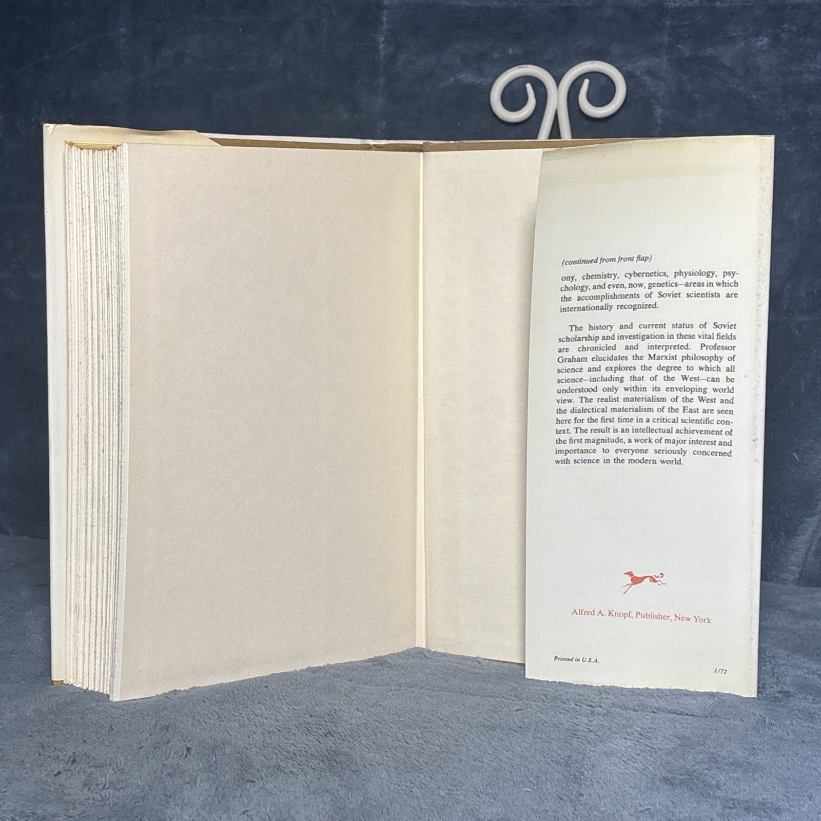 SCIENCE AND PHILOSOPHY IN THE SOVIET UNION By Loren R Graham 1st ed