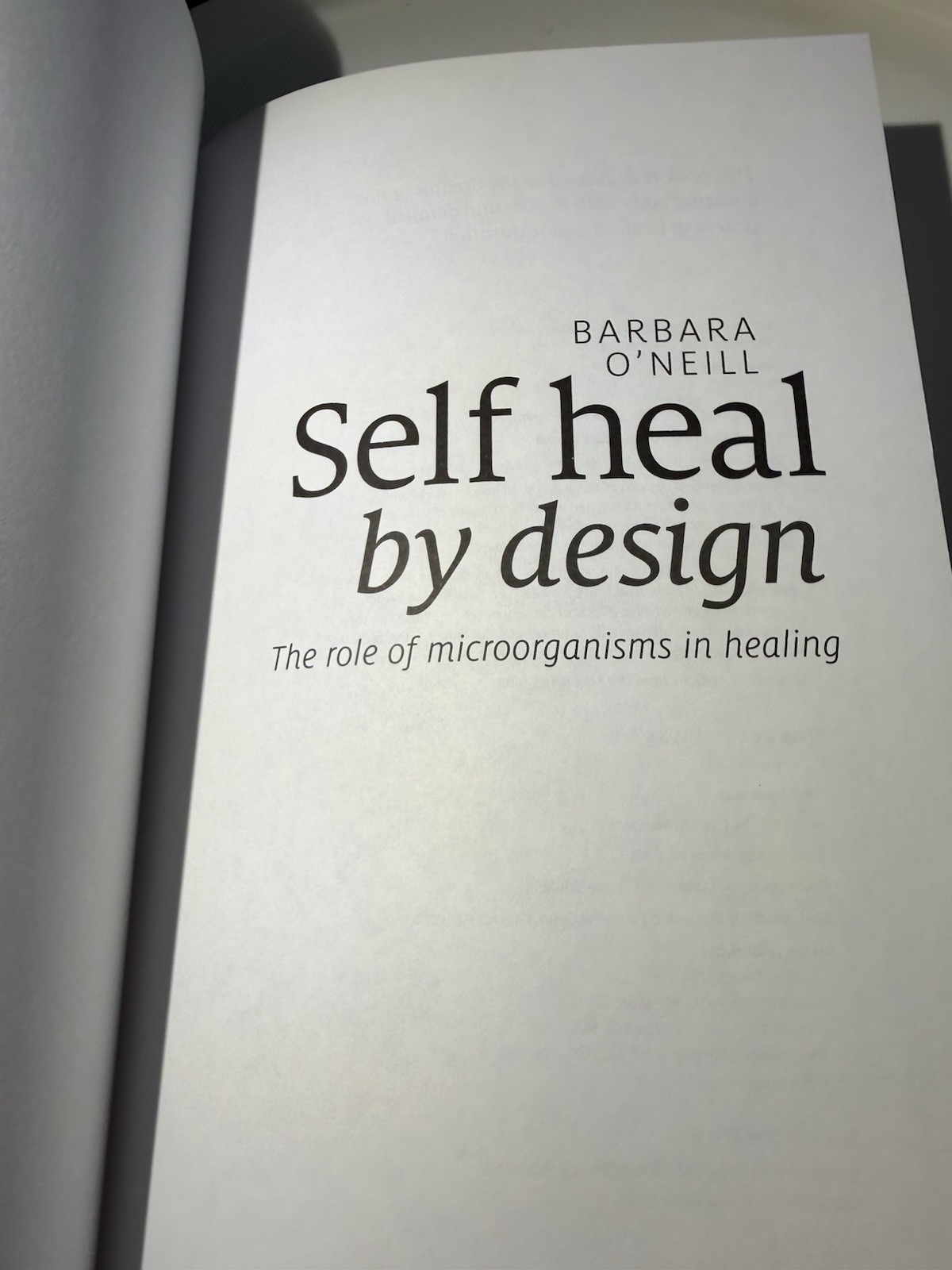Self Heal By Design By Barbara O’Neill, Paperback