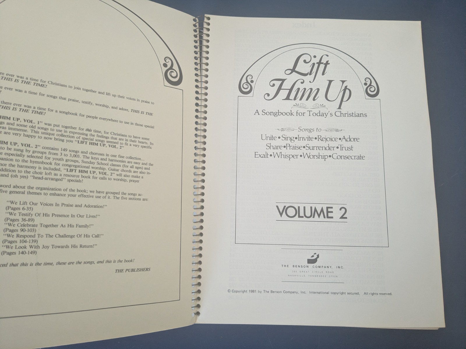 Lift Him Up Songbooks Vols 1, 2, & 3 Don Marsh (Large 12 X 9.5 In)