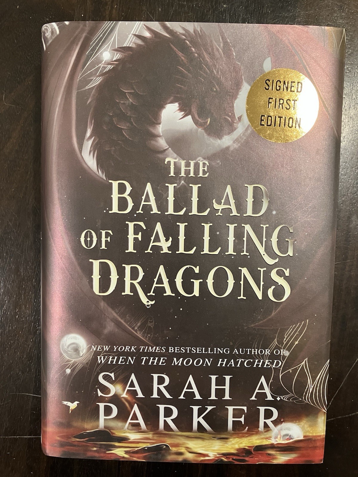 *Signed* The Ballad Of Falling Dragons by Sarah A. Parker – B&N Deluxe Edition