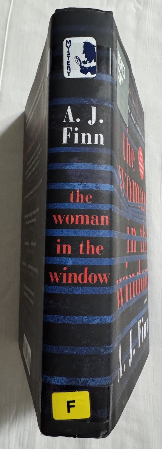 A J Finn The Woman In The Window Signed Special First Edition 2018 Hardcover