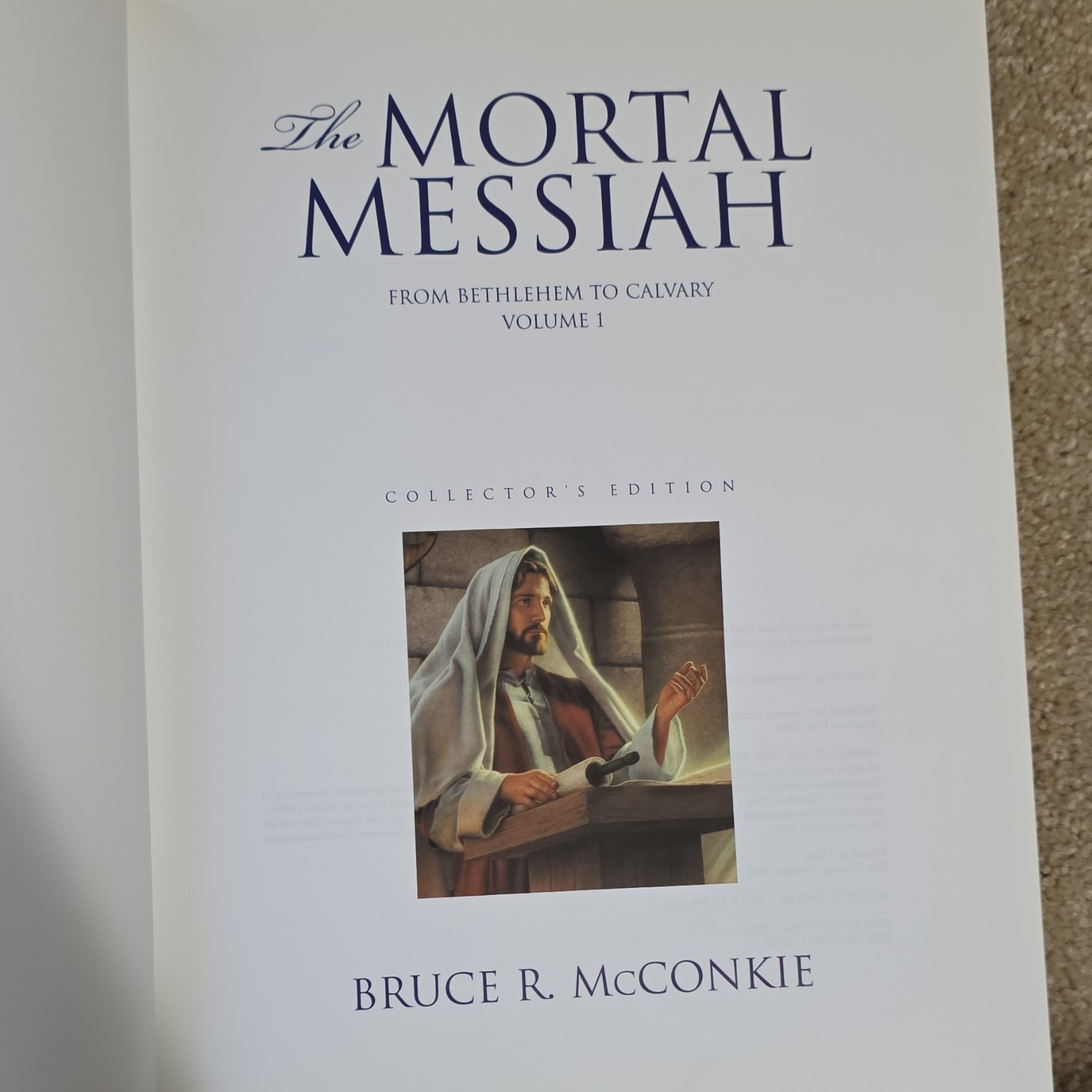 The Mortal Messiah Volume One Bruce R. McConkie Hardcover Collector’s Edition