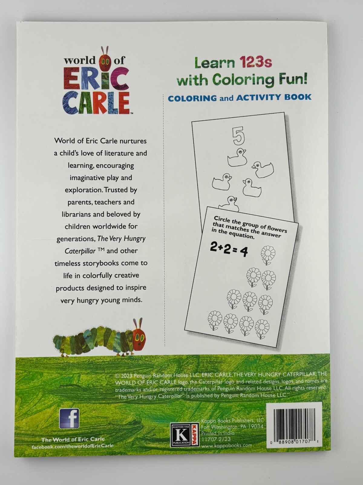 Eric Carle (set of 2) Coloring & Activity books ALPHABET & NUMBERS 160 pages