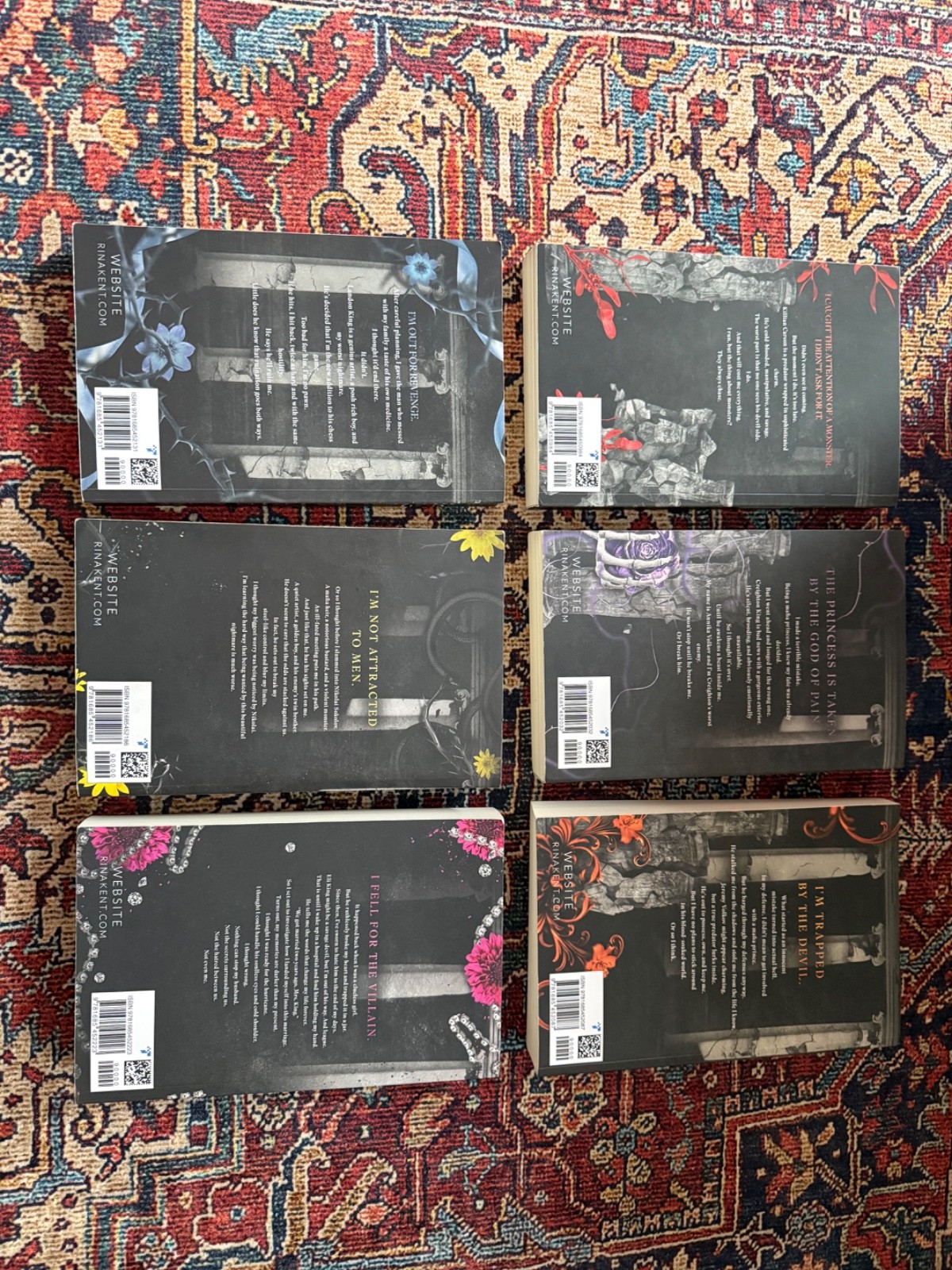 OOP (Out of Print) Special Edition Legacy of Gods Series by Rina Kent Paperback