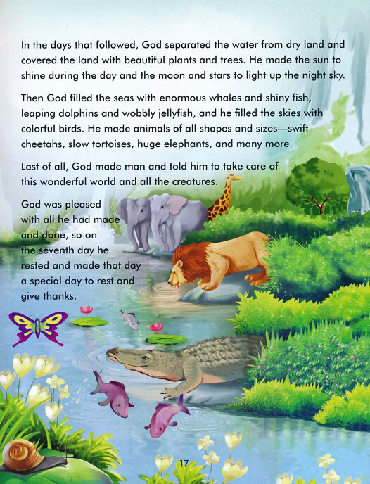SALE! Complete Illustrated Children’s Bible, Hardback, Full Color, 400+ Pages