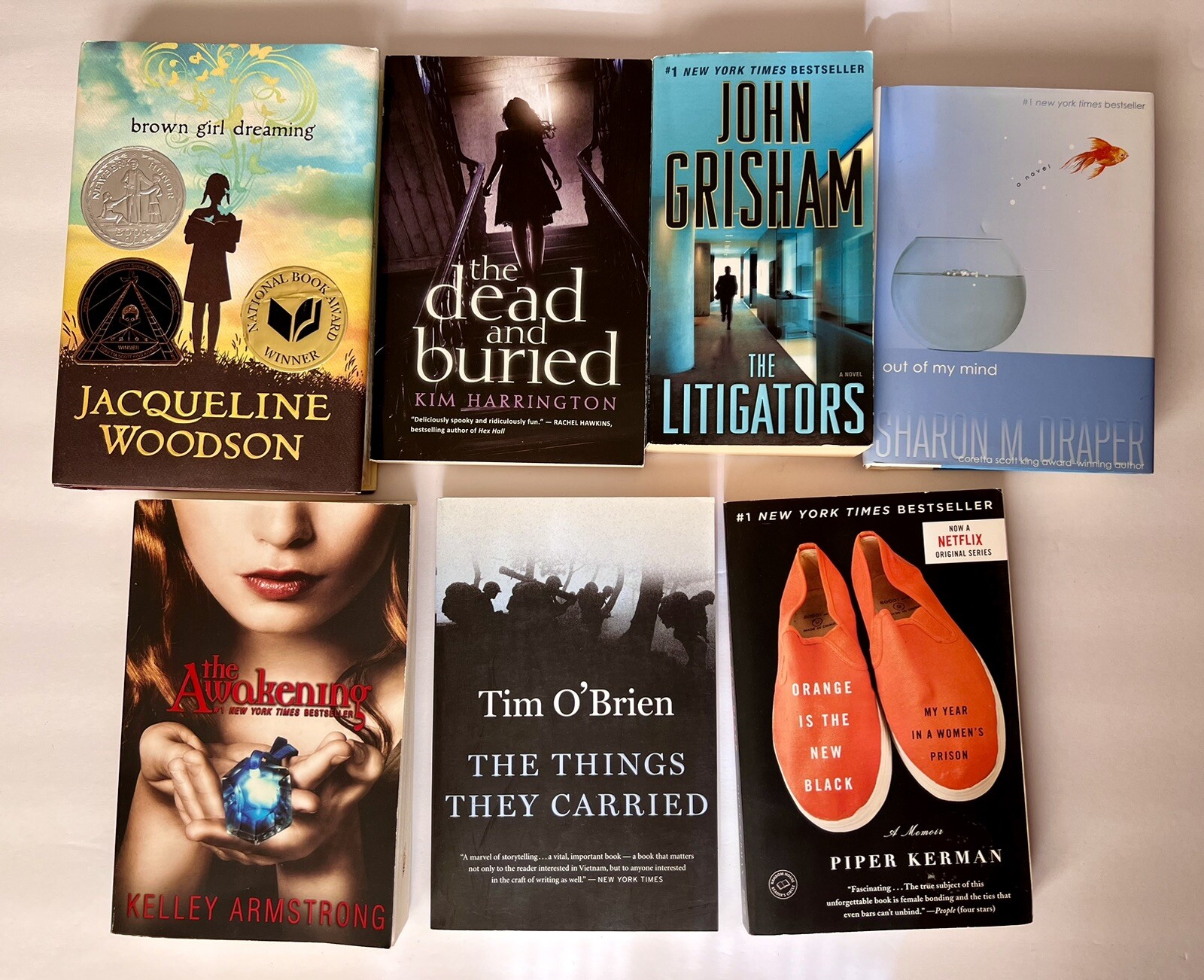 Lot Of 7 Books Pre owned Paperback And Hard Cover Variety Of Titles 4lb 10oz