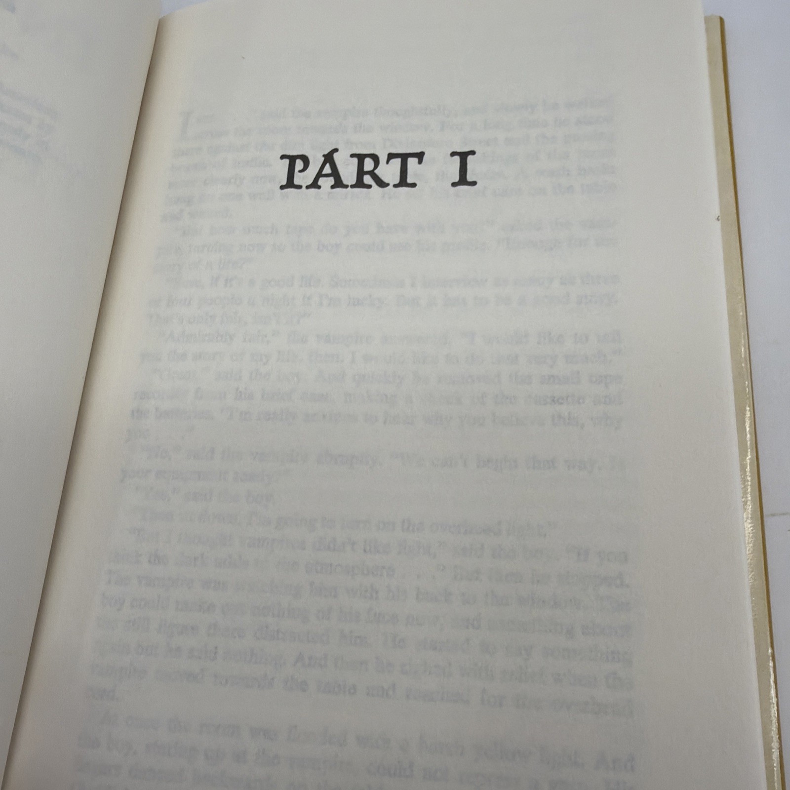 Vintage 1976 Interview With The Vampire Anne Rice First Book Club Edition HCDJ