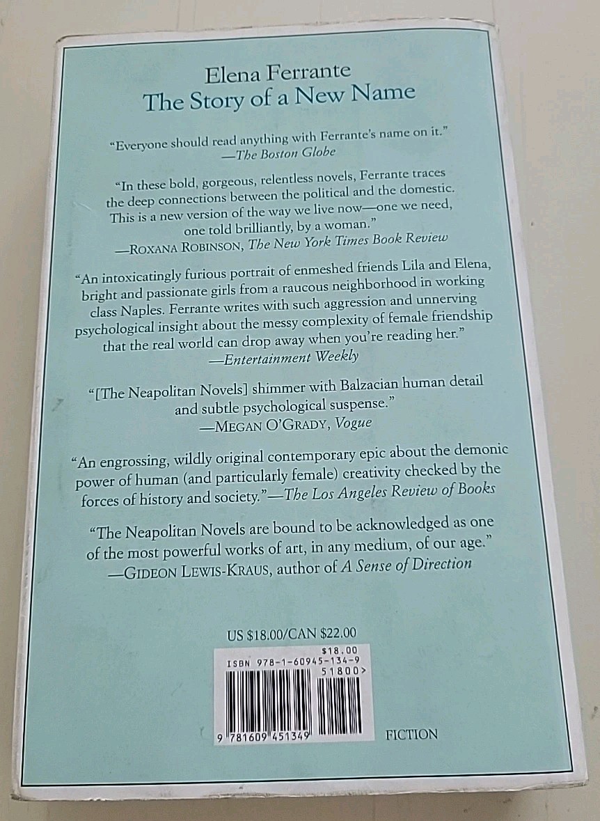 Elena Ferrante Neapolitan FULL SET Collection 4 Trade Paperbacks Europa Editions