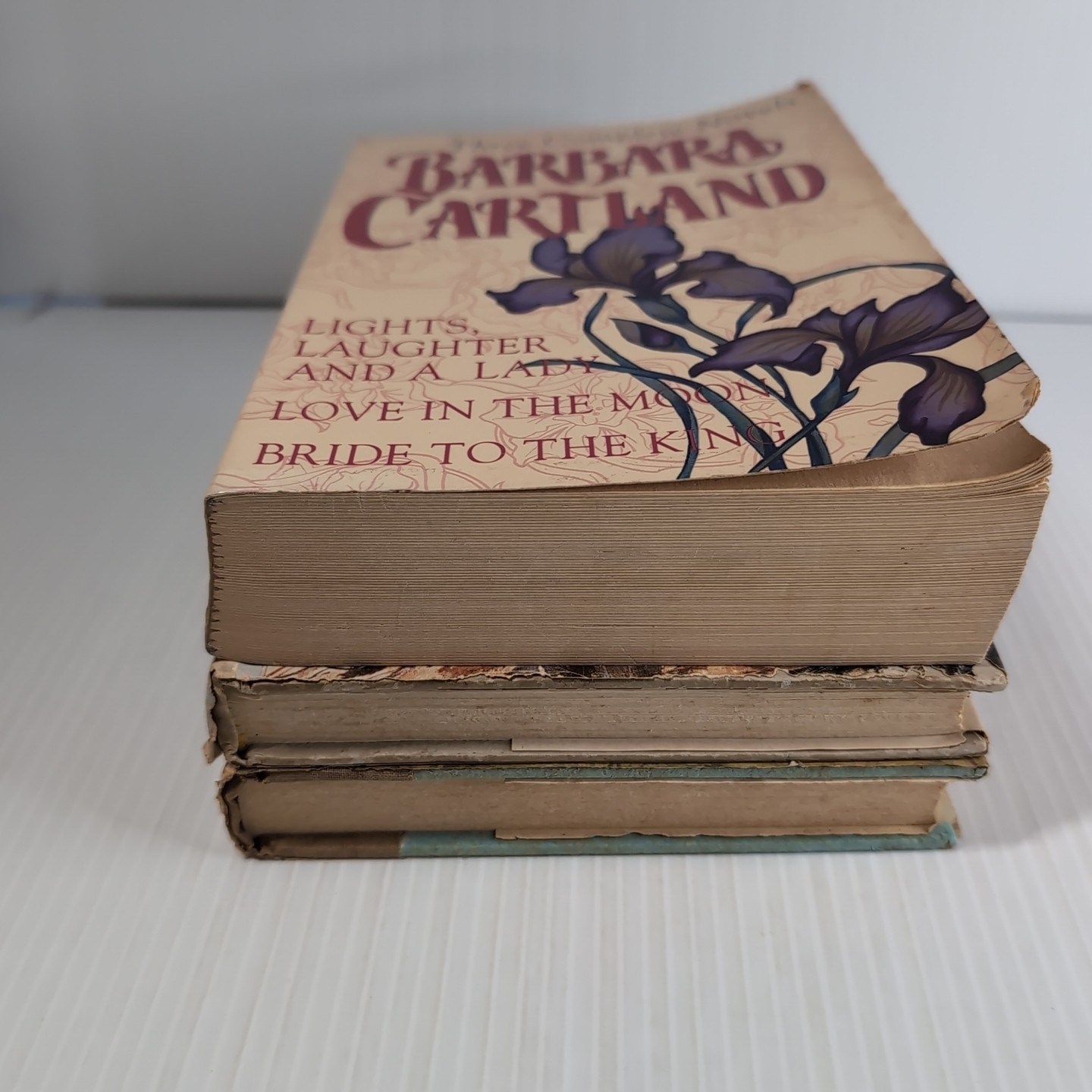Vintage Anthology Historical Romance Barbara Cartland Book 3x Lights Laughter
