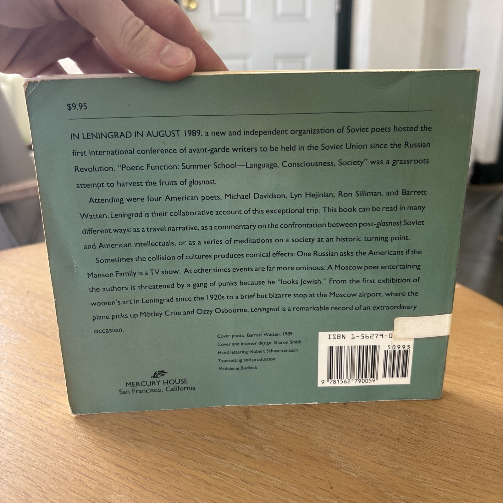 LENINGRAD: AMERICAN WRITERS IN THE SOVIET UNION By Michael Davidson & Hejinian