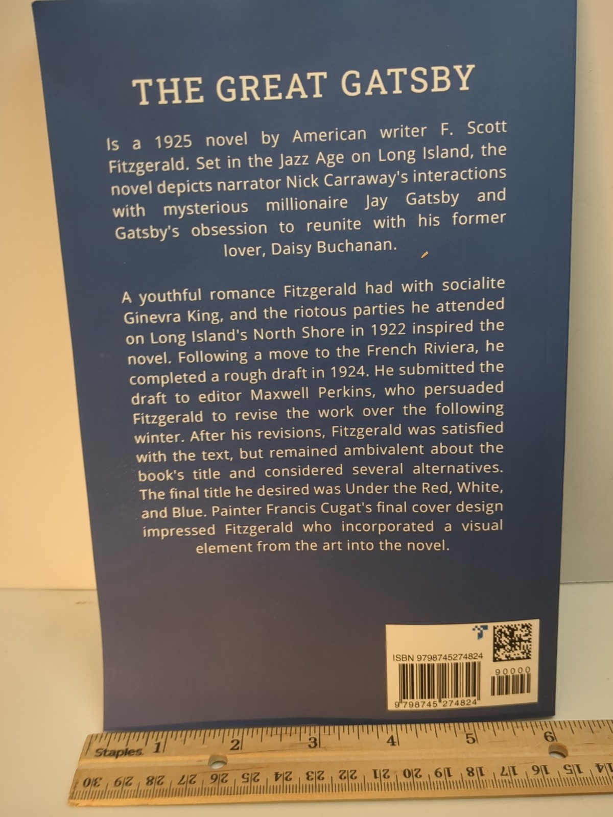 The Great Gatsby 1925 Edition F. Scott Fitzgerald Classic Novel