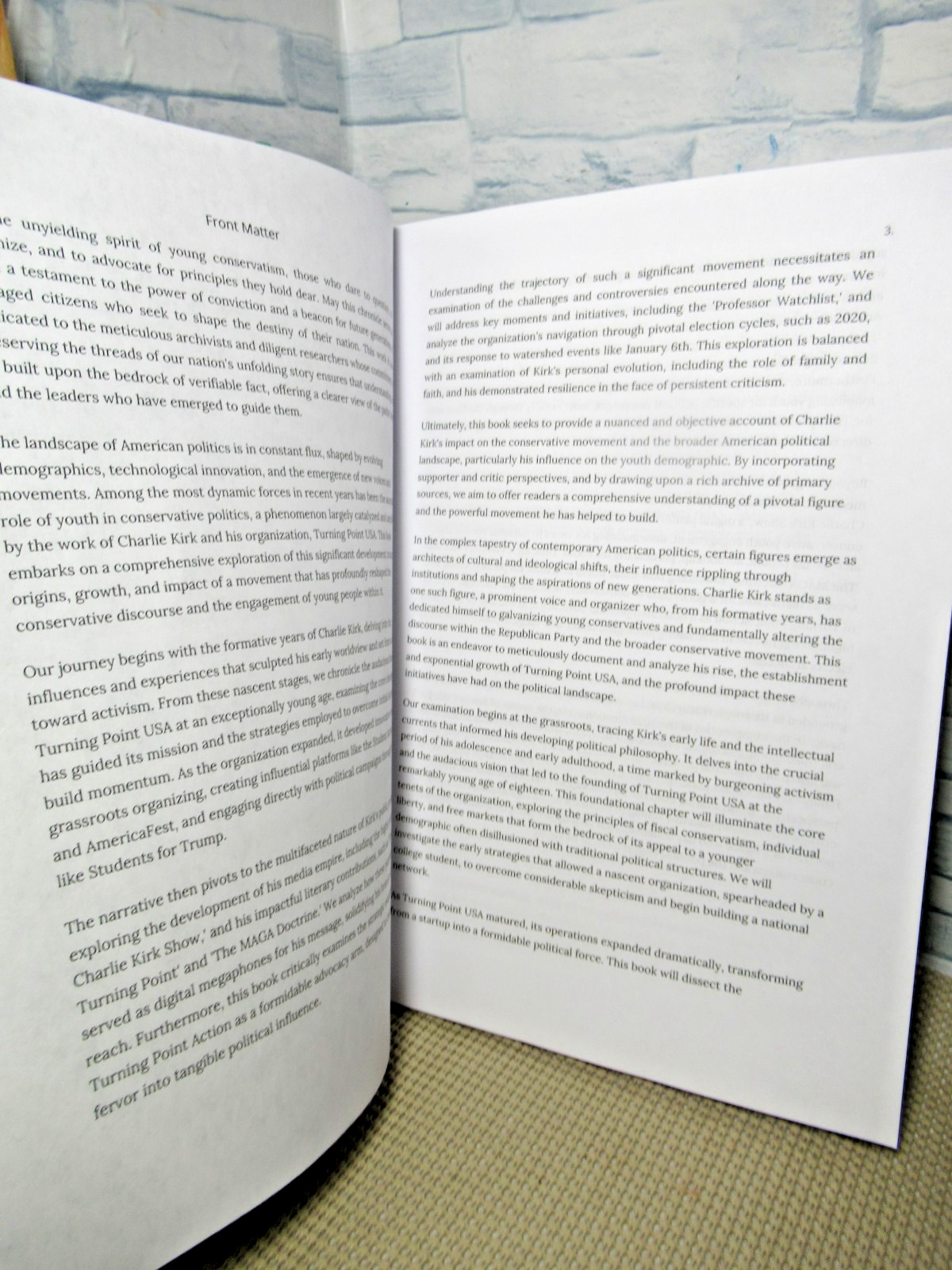Remembering Charlie Kirk / The Official Legacy Edition / Paperback/