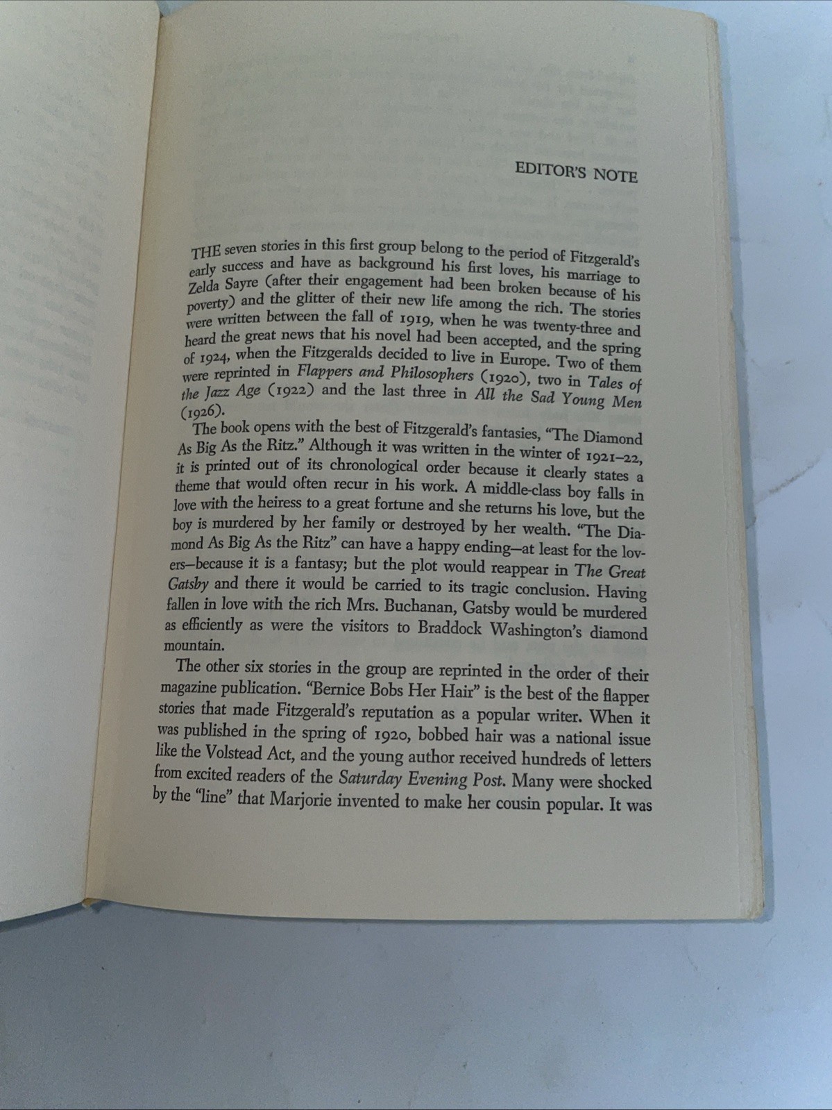 The Stories of F. Scott Fitzgerald Hardcover Twenty-eight Stories Scribners Hc –