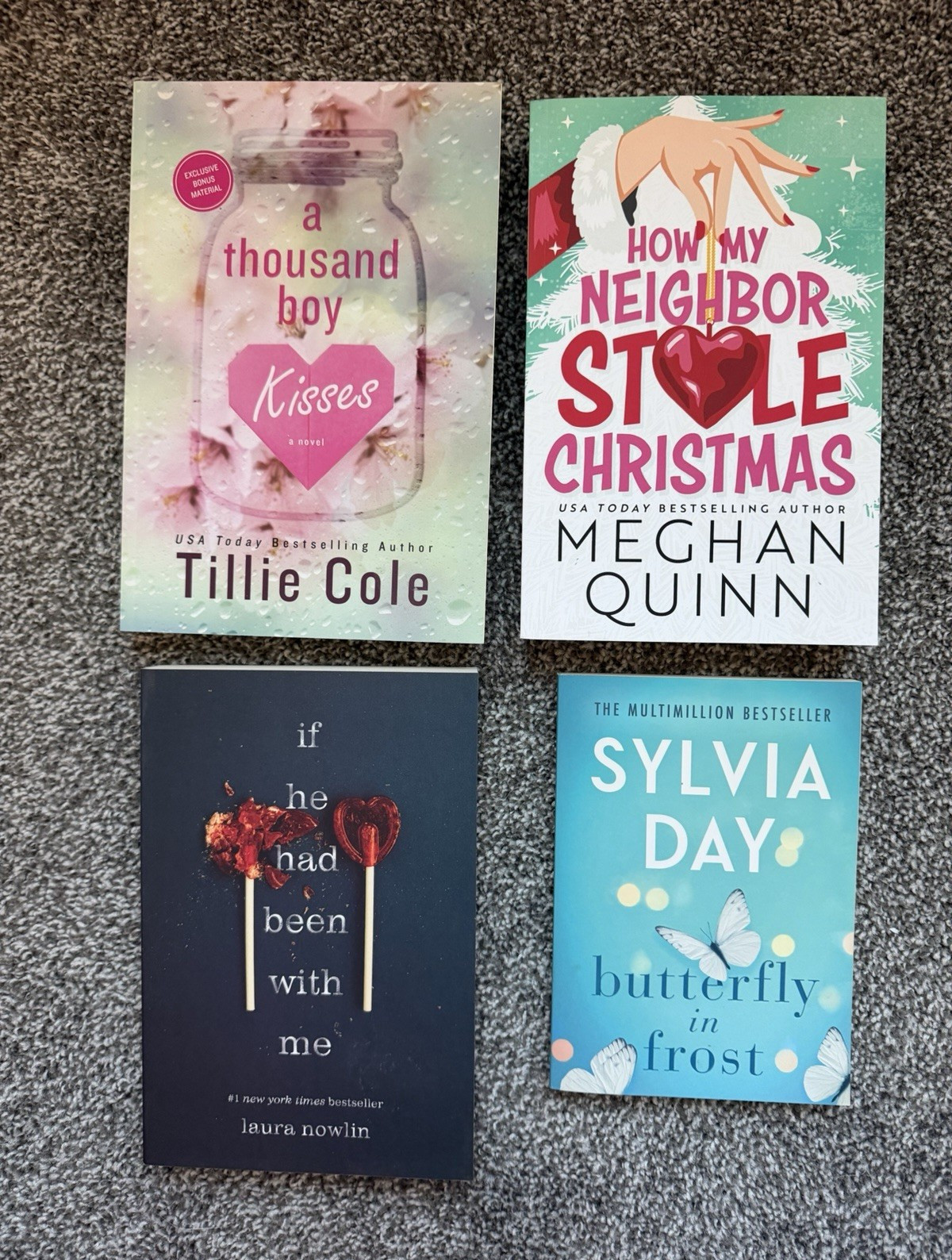 Tillie Cole, Meghan Quinn, Laura Nowlin, Sylvia Day Romance Fiction Lot