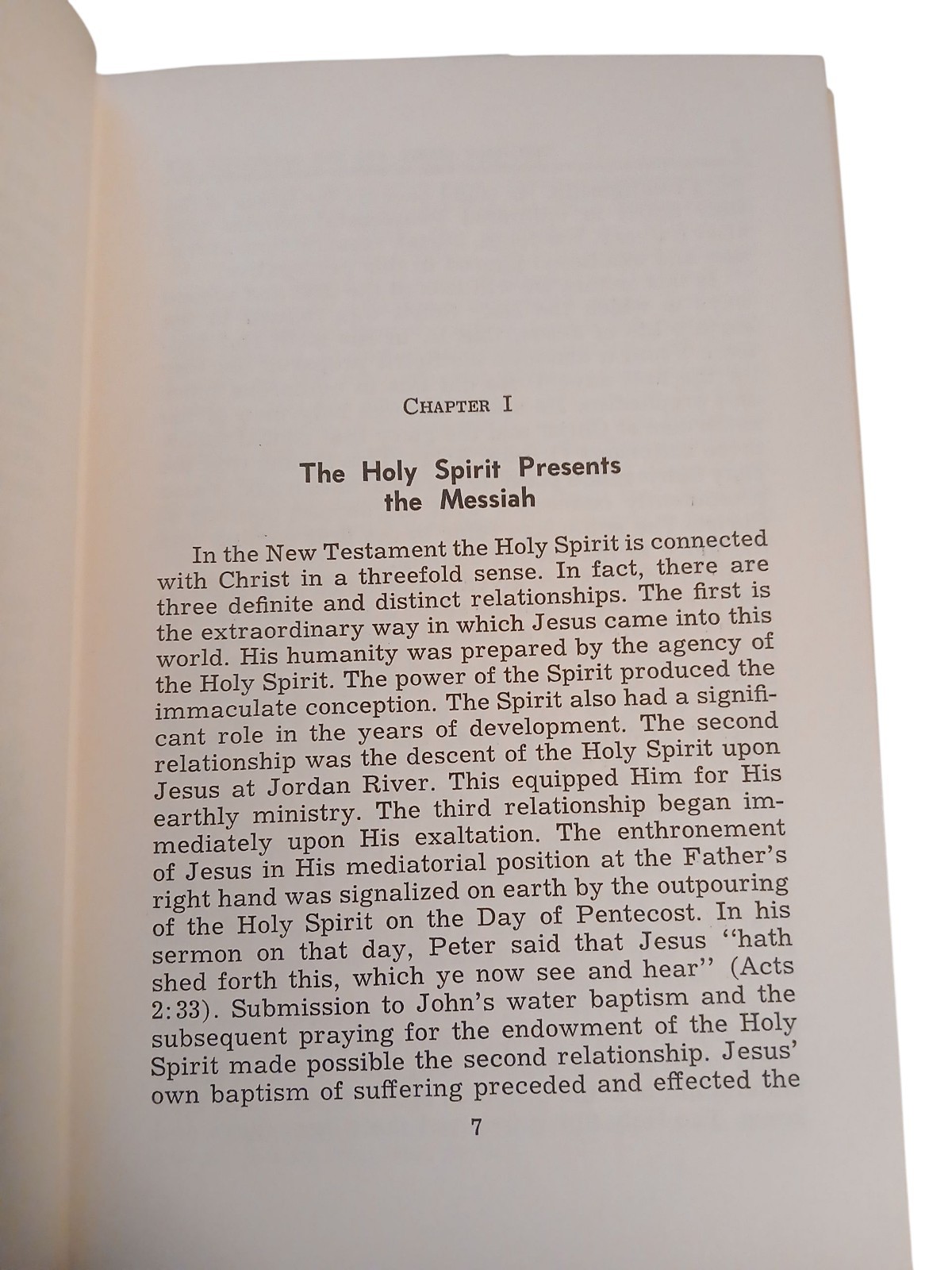 The Holy Spirit and the Messianic Age – John W. Swails Hardcover 1975