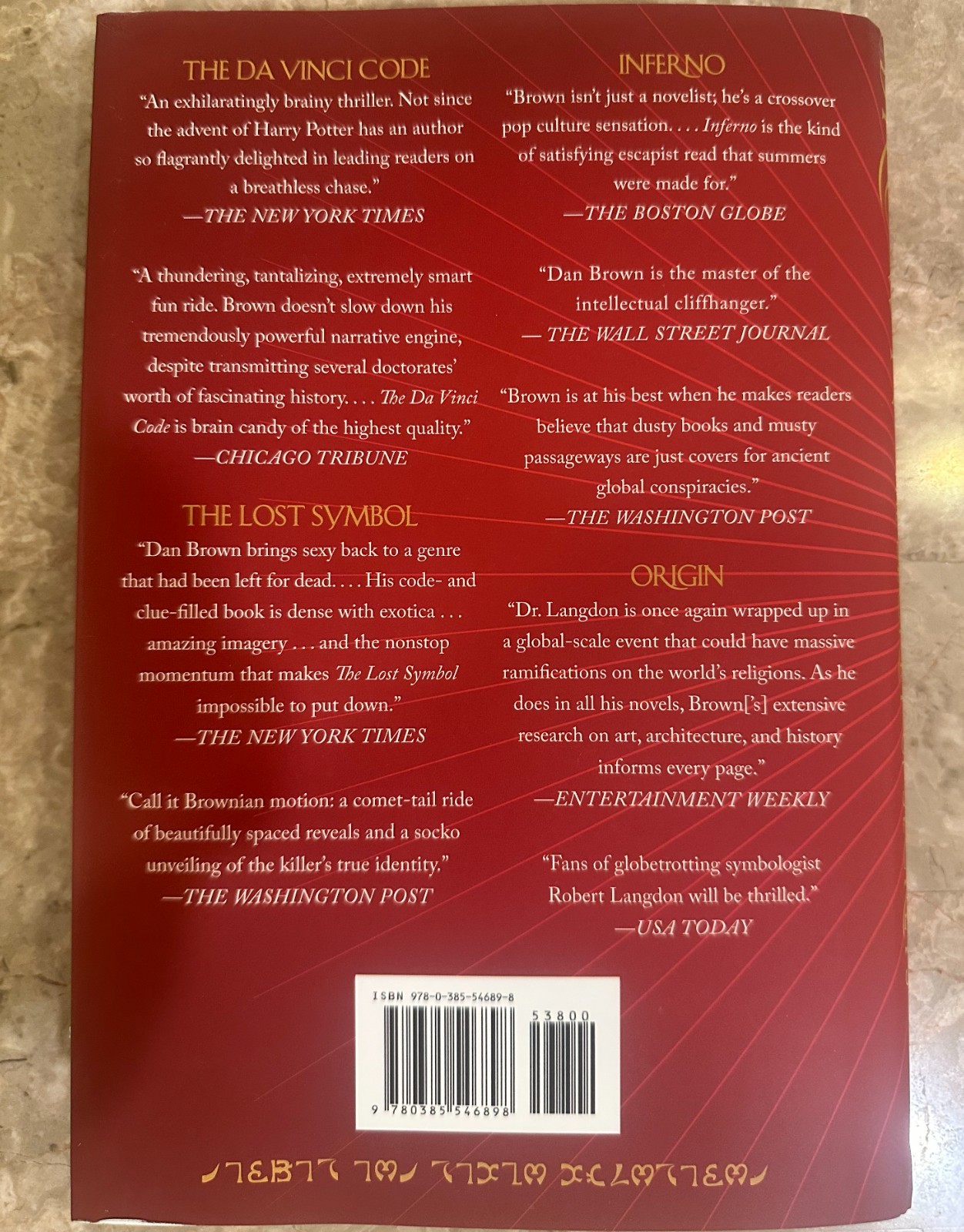 Dan Brown Signed Hardcover Book – Authentic Autograph, Rare Thriller Collectible