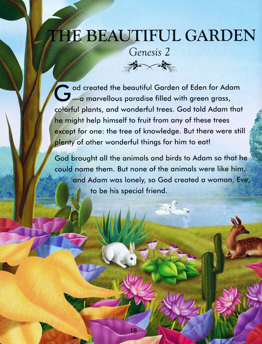 SALE! Complete Illustrated Children’s Bible, Hardback, Full Color, 400+ Pages