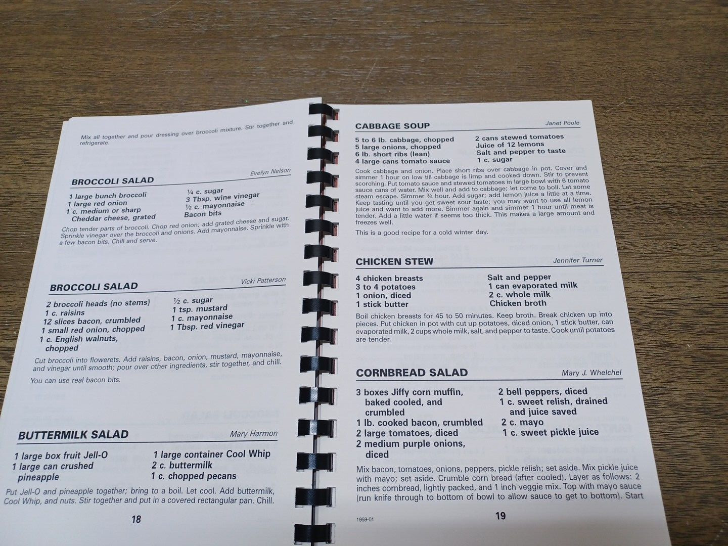 Recipes to Remember, Draytonville Baptist Church, August 2001 – 128 pages