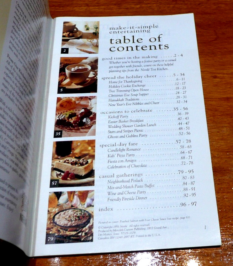 Nestle Make-It-Simple Entertaining : Fabulous Menus for Festive Celebrations