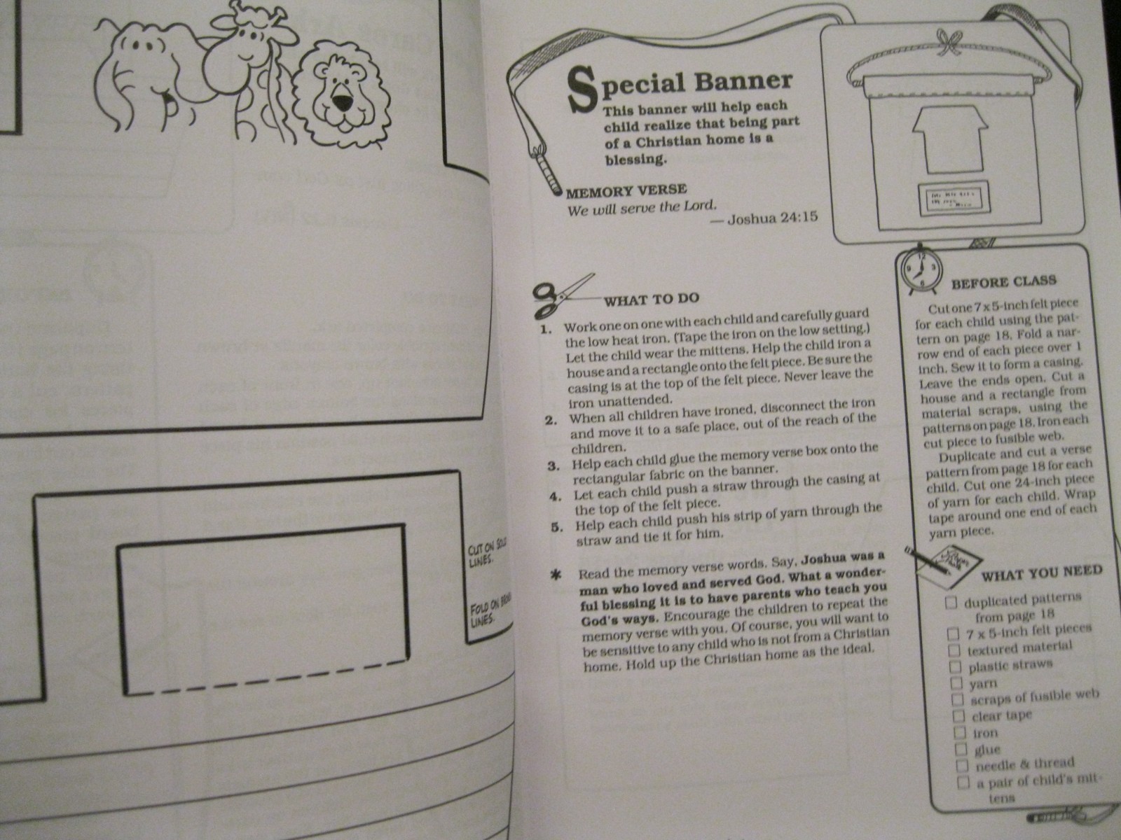 BIBLE CRAFTS ON A SHOESTRING BUDGET FOR AGES 2 & 3 REPRODUCIBLE BY RAINBOW PUBL
