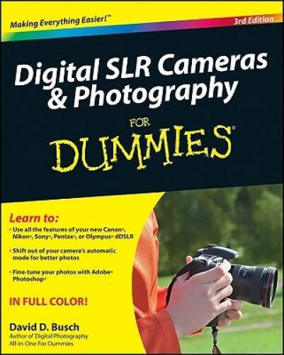 Digital SLR Cameras and Photography For Dummies – Paperback – GOOD