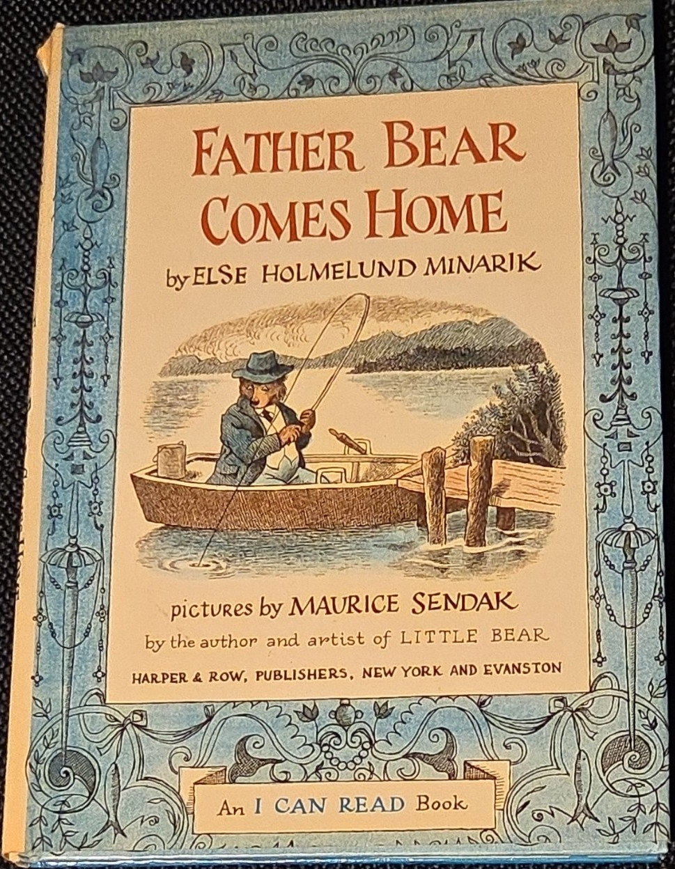 Father Bear Comes Home Minarik Sendak HC 1959 Inscribe 1st Edition Dust Jacket