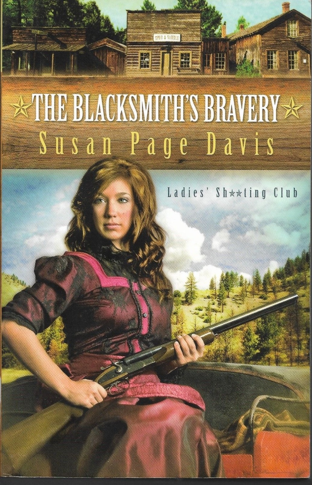 The Blacksmith’s Bravery Susan Page Davis 2009 Western Christian Fiction Barbour