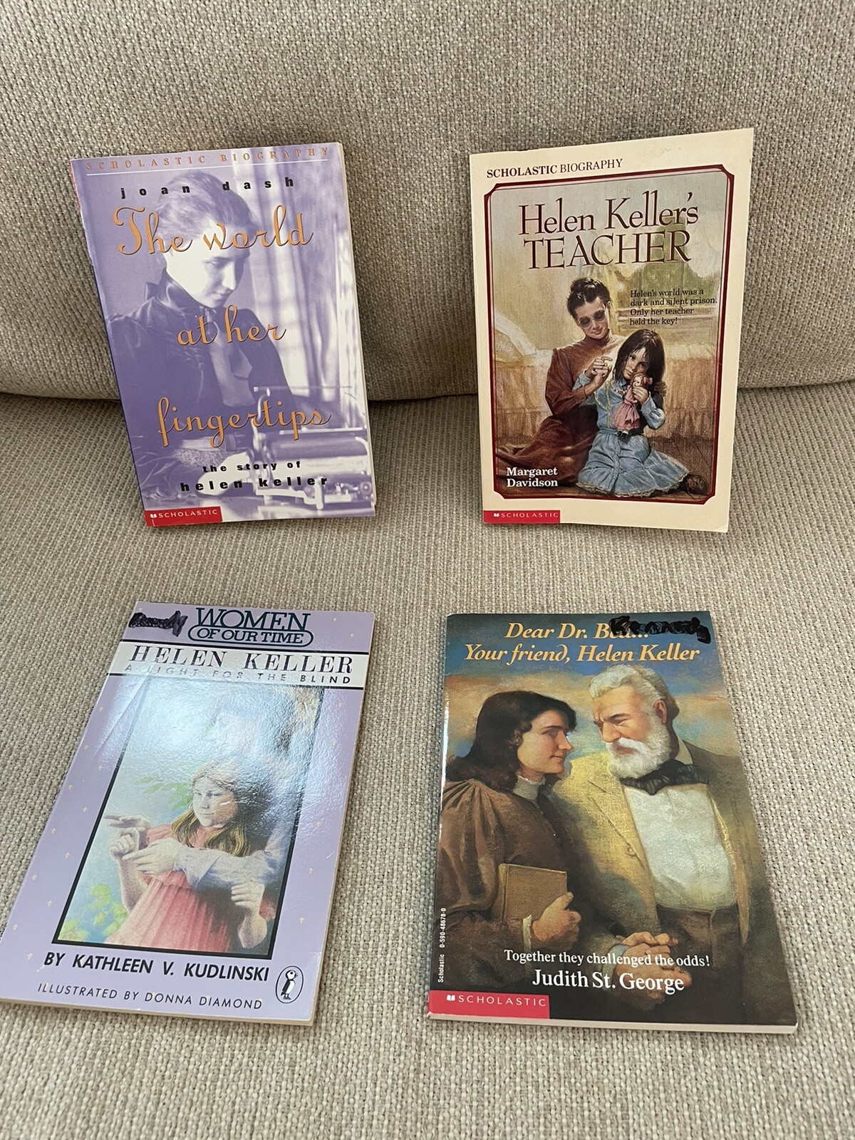 Helen Keller Annie Sullivan The World At Her Fingertips Dr. Bell books unit