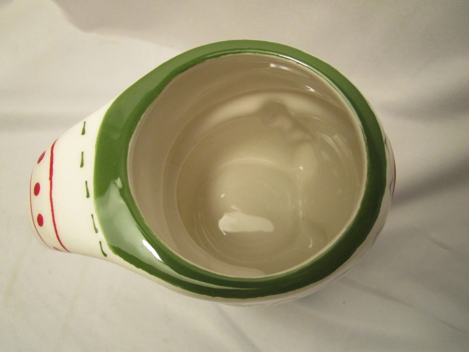 POTTERY BARN Christmas Sweater Ceramic Gnome Shaped Mug 12oz