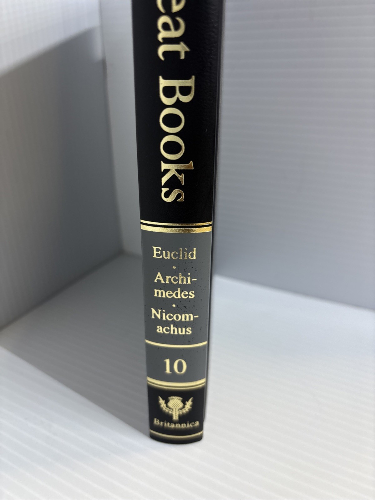 Great Books encyclopedia Euclid Archimedes Nicomachus Britannica #10/1990