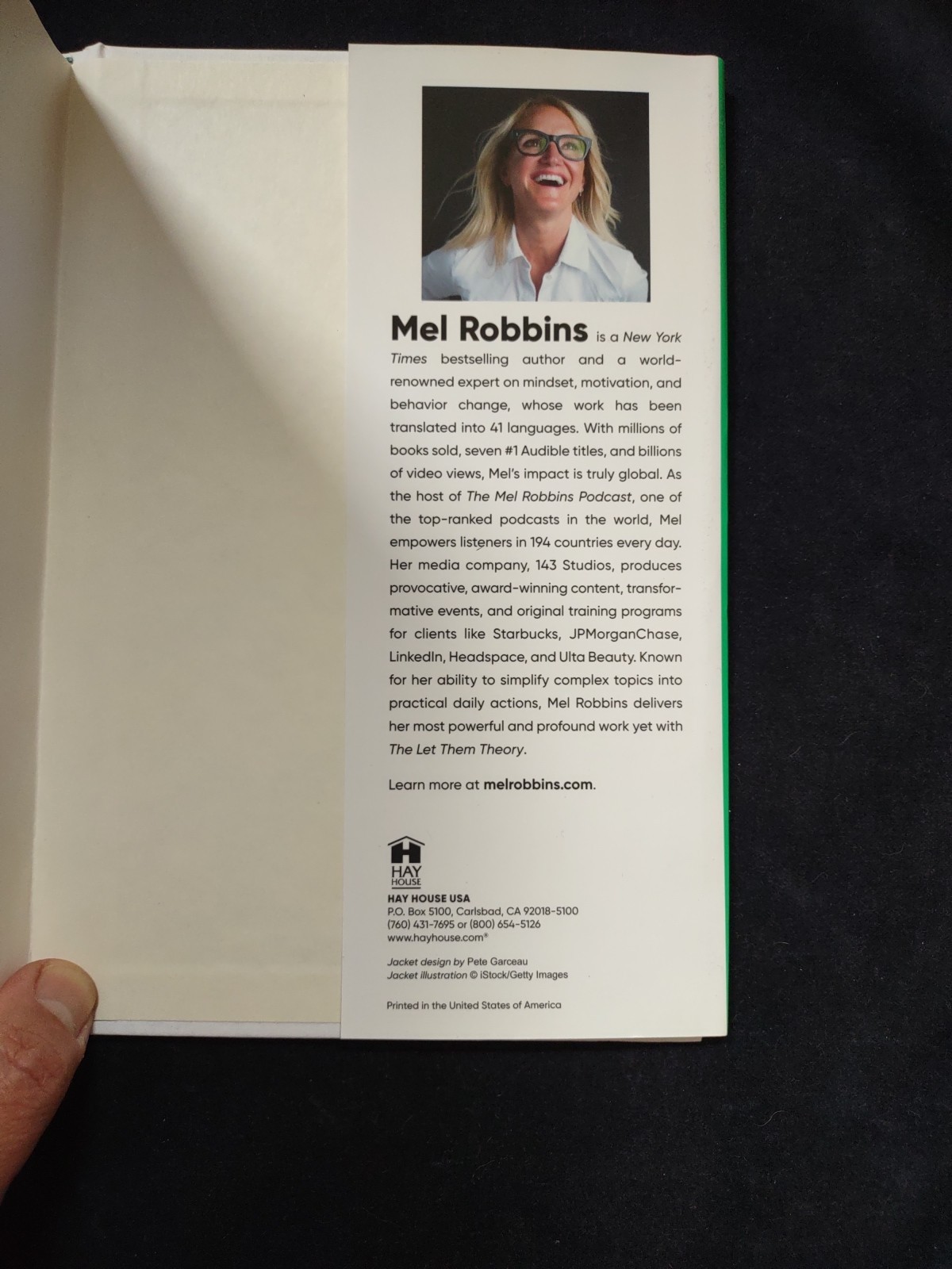 THE LET THEM THEORY Mel Robbins 1st Edition Hardcover Book Self Help Feel Great