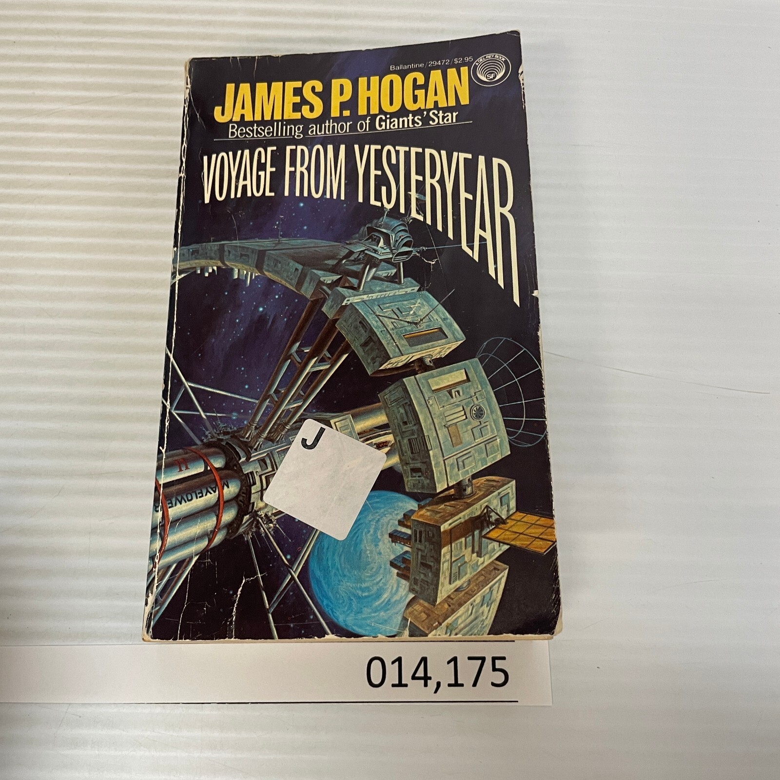 Voyage from Yesteryear Science Fiction Paperback Book by James P. Hogan 1982