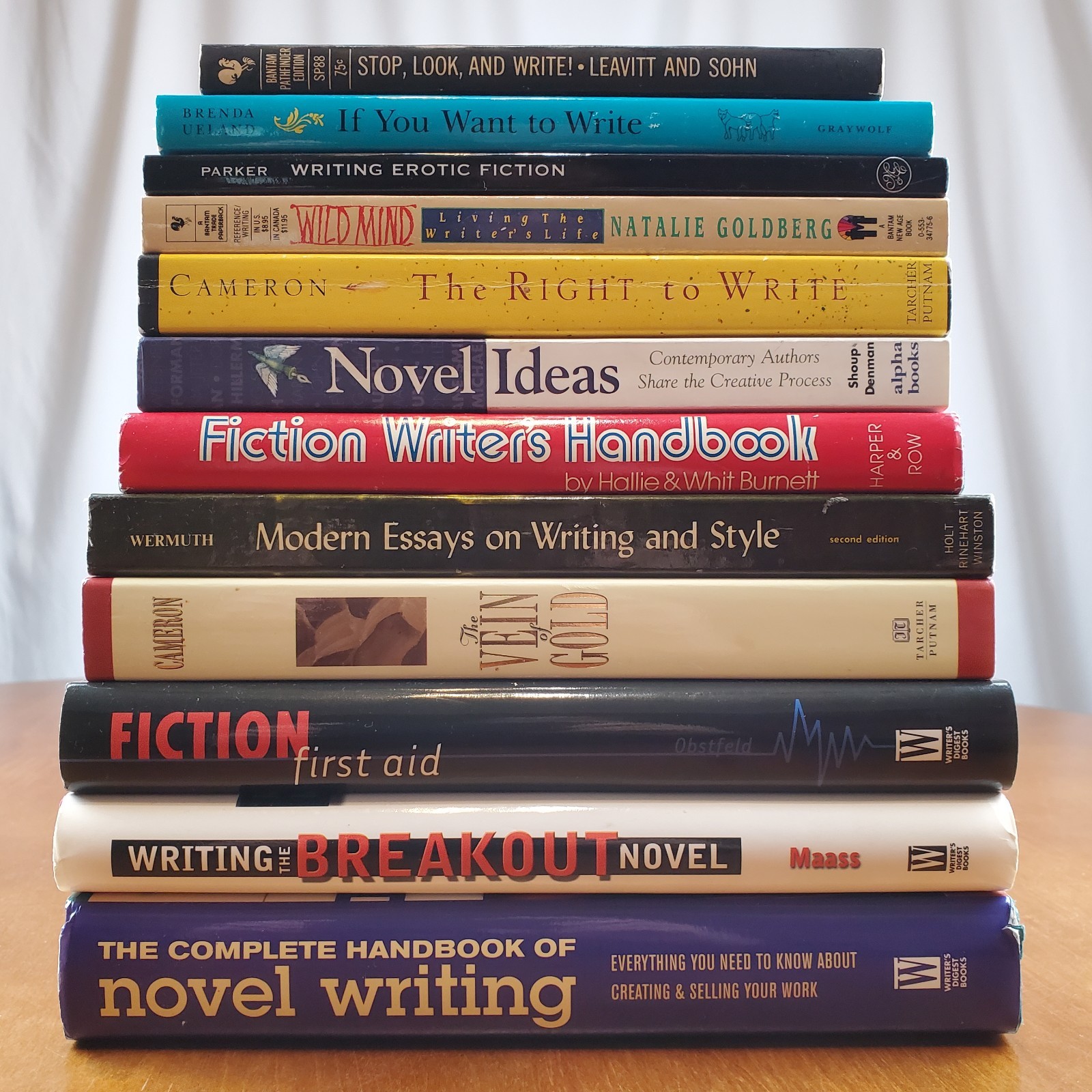 Writing Book Lot of 12 Julia Cameron Books for Writers and Novelists