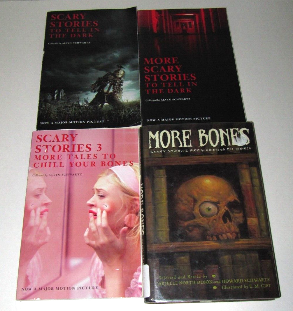 Scary Stories to Tell in the Dark #1-3 TPB + More Bones HB Alvin Schwartz