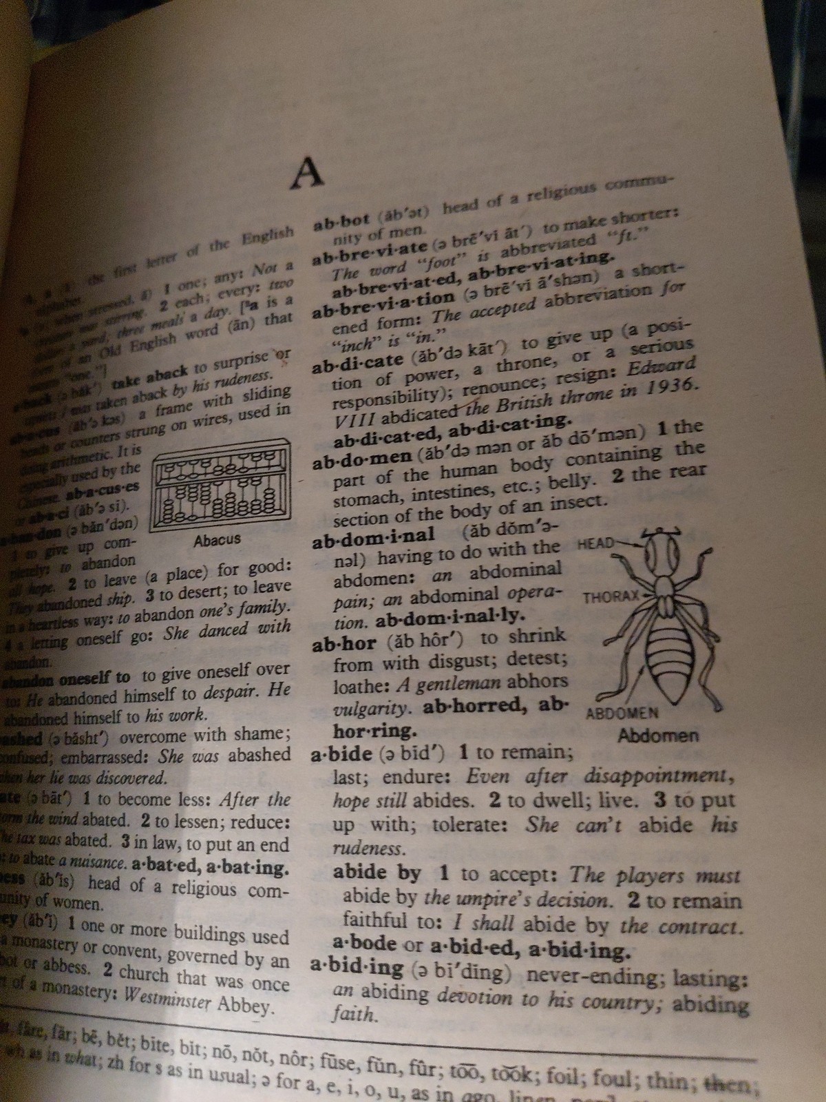 VINTAGE SCHOLASTIC DICTIONARY OF AMERICAN ENGLISH 1970’s PAPERBACK 864 PAGES