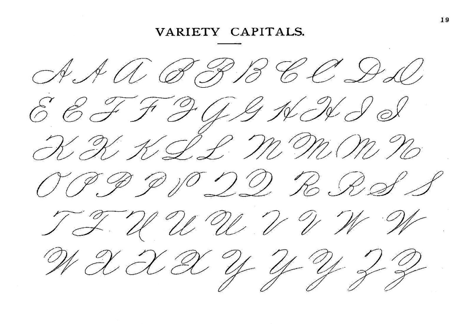 1898 Sykes Manual of Penmanship 40 Pages