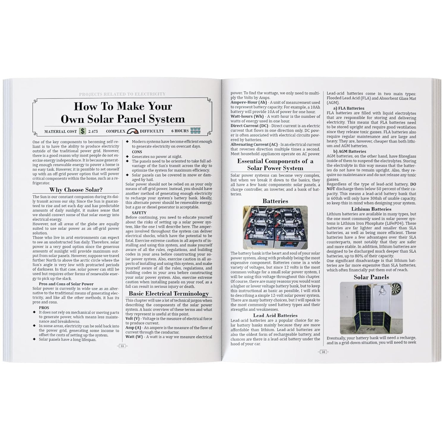 No Grid Survival Projects Paperback Book English