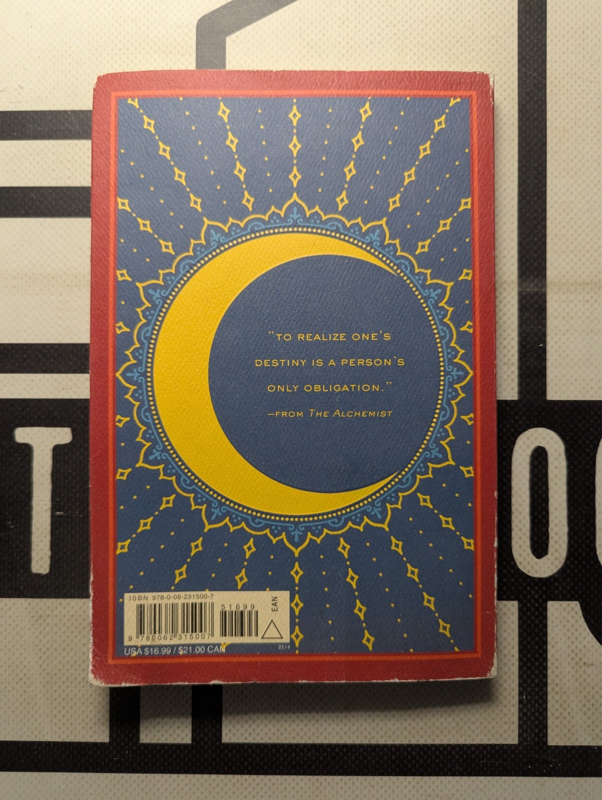 The Alchemist by Paulo Coelho 2014 Paperback 25th Anniversary Edition Destiny