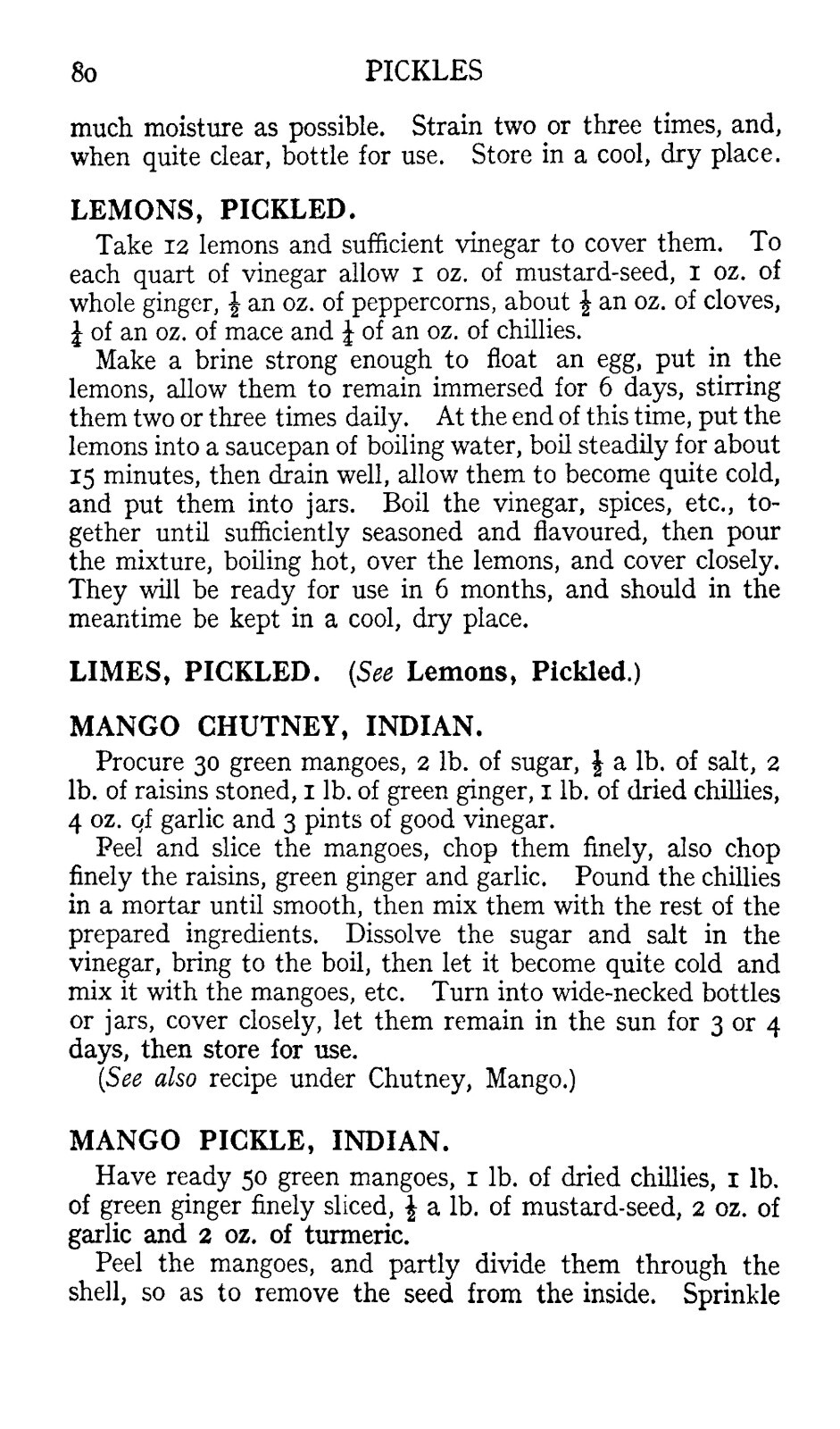 1924 Mrs. Beeton’s Jam Making Preserves Marmalades & Pickles CookBook 128 Pages