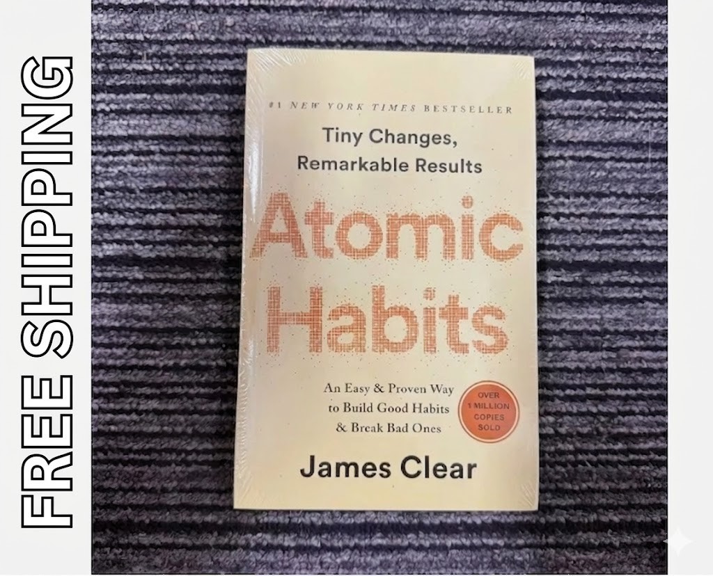 Atomic Habits James Clear Paperback Self Help Book Build Good Habits